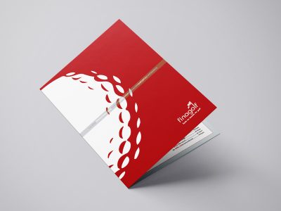 Diseño de folleto corporativo para Finagolf